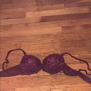 pink bra with lace